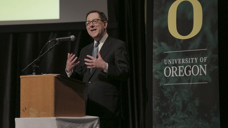 UO President Michael Schill