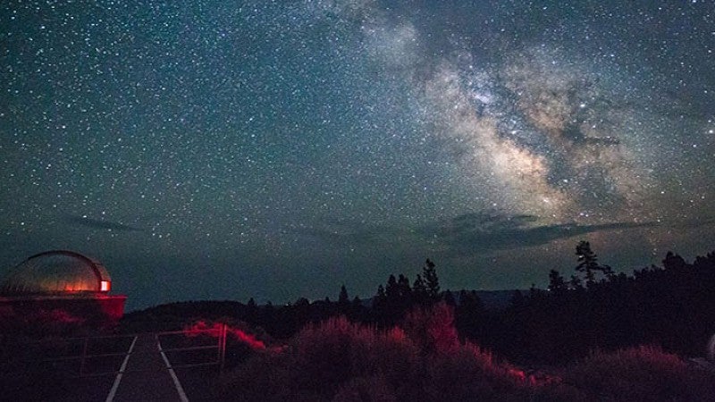 Sky above Pine Mountain Observatory