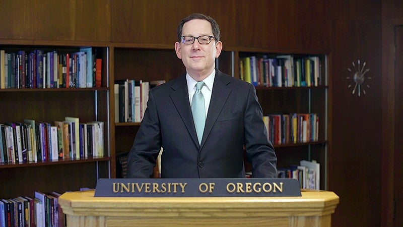 UO President Michael H. Schill