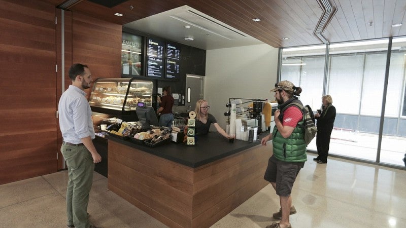 Coffee shop in the Price Science Library