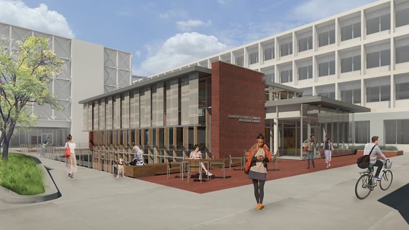 Artist rendering of Price Science Commons