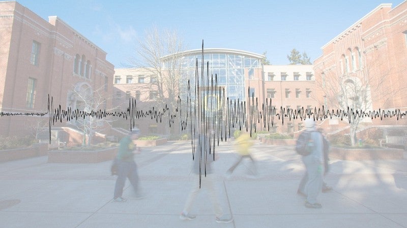 Seismograph readout