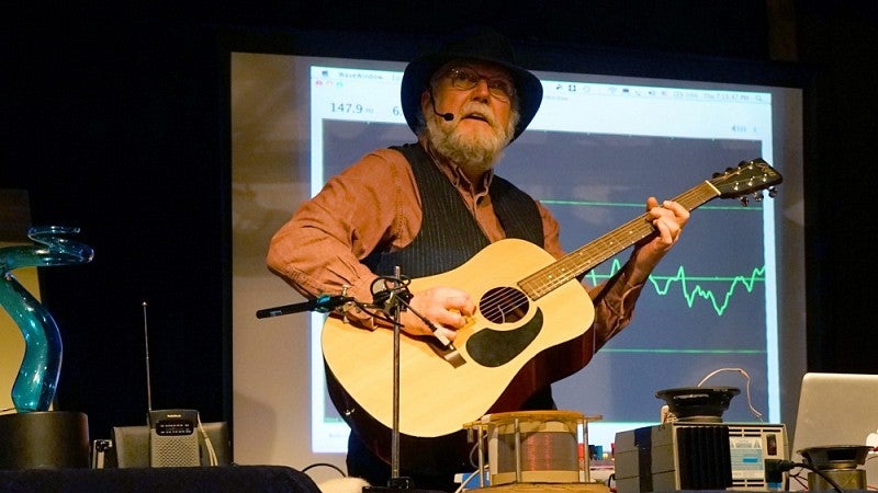 Stan Micklavzina teaching a class