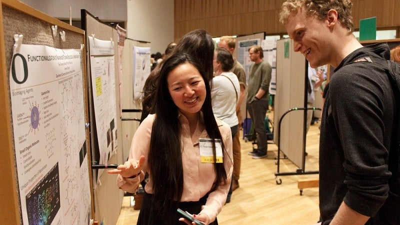 Poster session at Undergraduate Research Symposium
