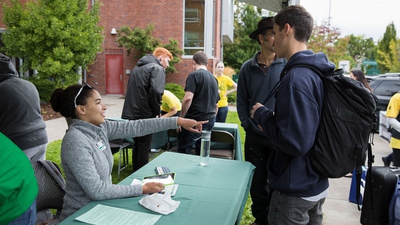 Move-in day scenes