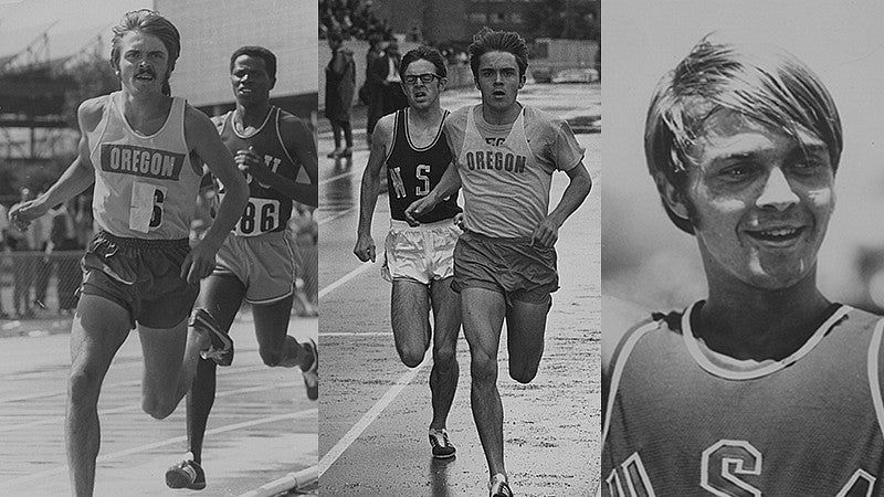 Collage of Steve Prefontaine photos