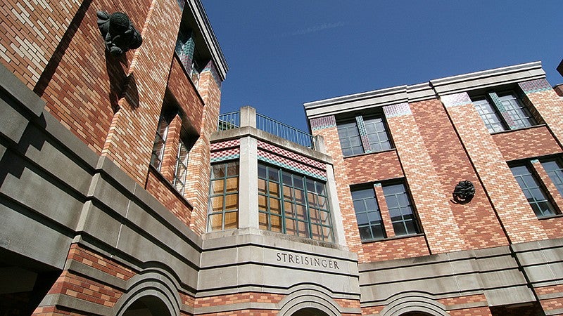 Streisinger Hall exterior view