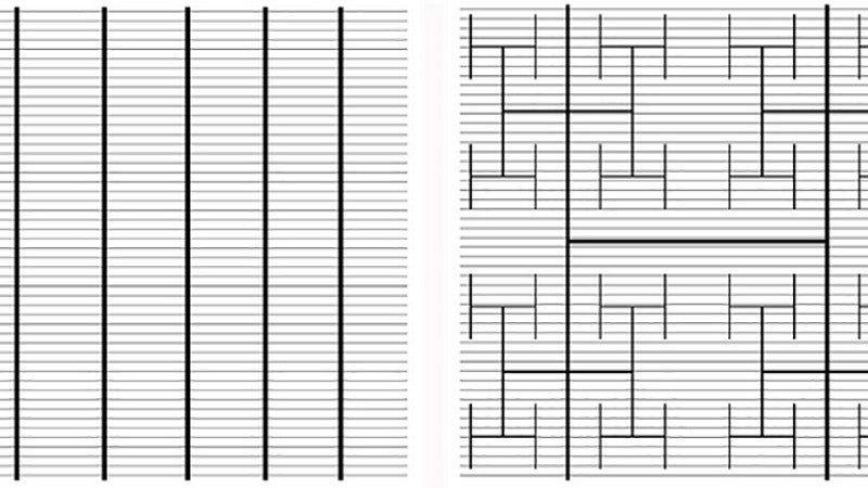 Traditional busbar design vs. H tree hybrid