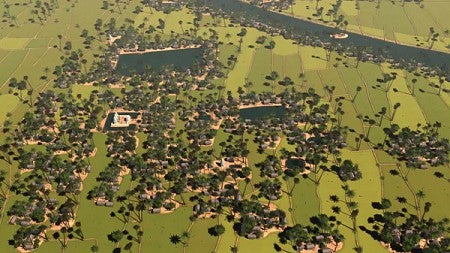 Reconstruction of a medieval settlement