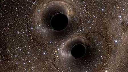 Two colliding black holes