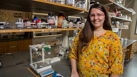 Chemistry professor Amanda Cook