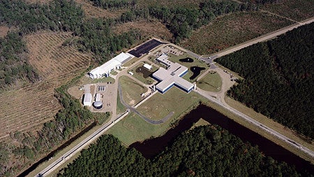 LIGO site in Livingston, Louisiana