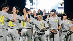 Ducks handshake line