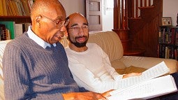 Composer George Walker with his son, Gregory