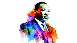 Illustration of Martin Luther King Jr.