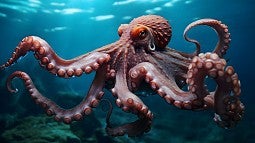 An octopus