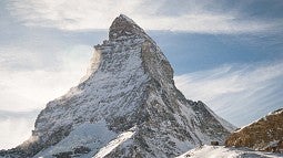 The Matterhorn in the Swiss Alps