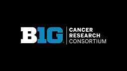 The Big Ten Cancer Research Consortium logo set on a black background