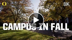 Fall campus scene