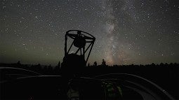 The Robbins telescope at the UO's Pine Mountain Observatory