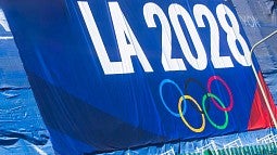 LA Olympics 2028 banner