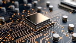AI-generated image of a quantum processor