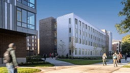 Exterior view of Yasui Hall
