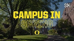 Opening page of campus spring video