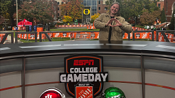 Journalism student Sophie Fowler was inspired by her visit to the College GameDay set