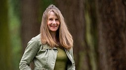 UO law professor Mary Wood outdoors