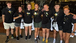 A group of athletic medicine interns