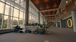 Interior of UO Portland building