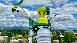 the UO weather station