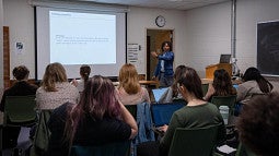 professor teaching class