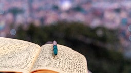 journaling book with pen