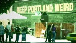 Keep Portland Weird streetscape