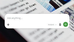Input box for an LLM