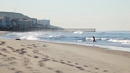 Beach scene