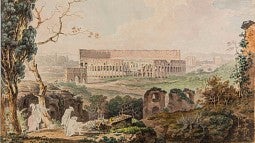 Painting of the Coliseum in Rome