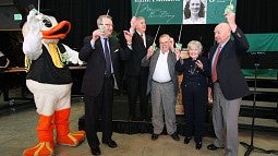Frohnmayer Music Building celebration