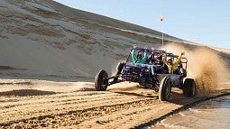 Dune buggy on Oregon coast