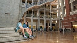 Willamette Hall atrium