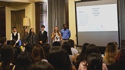 Student presentation