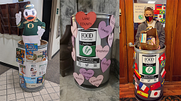 Food Drive barrels