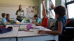 Children in classroom