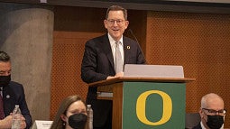 UO President Michael Schill