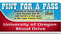 UO campus blood drive