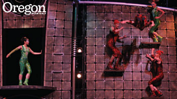 Cirque du Soleil performing their touring show Dralion at Matthew Knight Arena, 2011. Photograph courtesy Mike Duncan