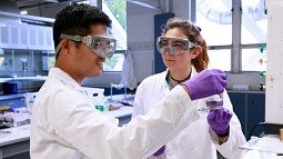 Students in lab