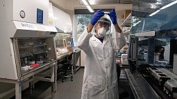 Lab researcher